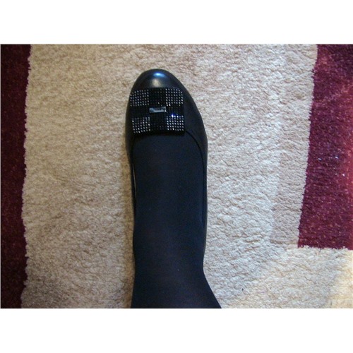 Туфли черные на каблучке 2,5 см, размер 41.