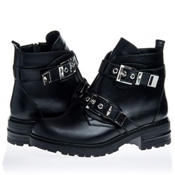 Женские кожаные ботинки LaRose L2156 Черн: