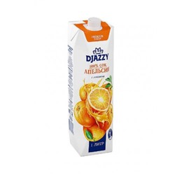 «Djazzy», сок «Апельсин с мякотью» 1 литр KDV