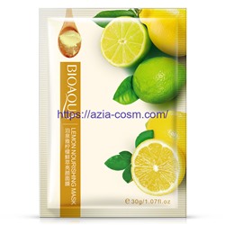 Тонизирующая маска с соком свежего лимона(2713)