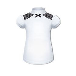 Белая водолазка (блузка)  для девочки 84702-ДШ22
