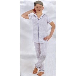 28198-1 Пижама на пуговицах для мальчиков Vitmo