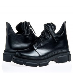 Женские кожаные ботинки LaRose L2334-1 Черный: