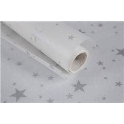 Силиконизированная бумага для выпечки с рисунком "Звезды" (рулон 10м)