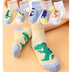 Комплект детских носков "Динозаврики" (5 пар)