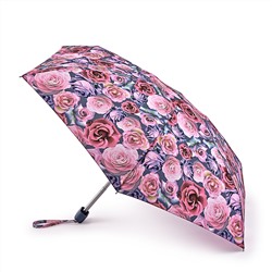 L501-4120 PowderRose (Розовые розы) Зонт женский механика Fulton