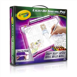 Crayola Light-up Tracing Pad Pink, Coloring Board for Kids, Gift, Toys for Girls, Ages 6, 7, 8, 9,10