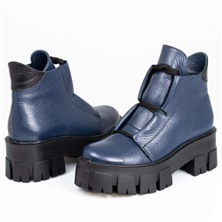 Женские кожаные ботинки V.Arimany V1335 Синий: