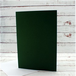 051-7806 Заготовка для открытки "Темно-зеленая" с конвертом