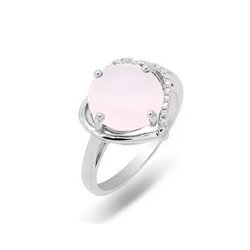 Кольцо, розовый кварц, МЦВ986 Артикул: 626159