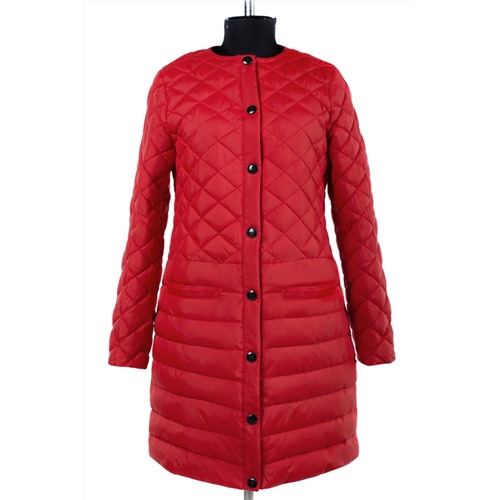 04-1790 Куртка демисезонная (Синтепух 150) Плащевка Красный