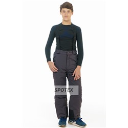 Горнолыжные брюки детские зимние K-1607-488 серые, для мальчиков