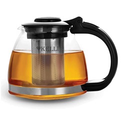 Заварочный чайник Kelli KL-3086 жаропр стекло 1,0л. (24) оптом