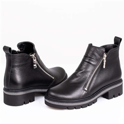 Женские кожаные ботинки V.Arimany V1336 Черный: