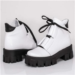 Женские кожаные ботинки V.Arimany V1335 Белый: