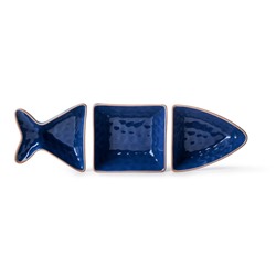SagaForm Менажница "Рыба" синяя