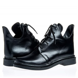 Женские кожаные ботинки LaRose L2334 Черный: