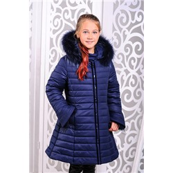 Теплая зимняя куртка детская для девочки Украина