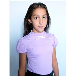 Водолазка (блузка) школьная для девочки из трикотажа 84706-ДШ22