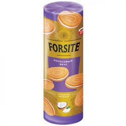Цена на «Forsite», печенье-сэндвич с кокосовым вкусом, 220 гр. KDV