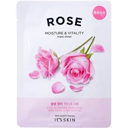Укрепляющая тканевая маска с розой The Fresh Rose Mask Sheet