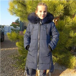 Модная зимняя куртка парка для девочки подростка Украина