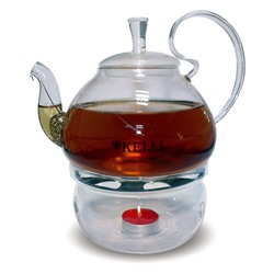 Заварочный чайник Kelli KL-3096 стеклянный 0,8литр с подставкой(18) оптом