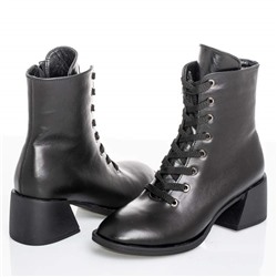 Женские кожаные ботинки V.Arimany V1337 Черный: