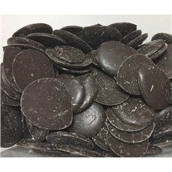 Шоколад темный в дисках 56,2% (Россия, 3 капли) 1 кг - БРАК (небольшой налет)