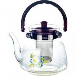 Заварочный чайник Kelli KL-3003 стекло 1,8л (12) оптом