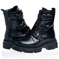 Женские кожаные ботинки LaRose L2263-1 Черн: