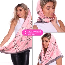 Платок-шарф женский на шею облегченный, размер 90*90 см, арт.280.022