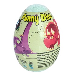 Детское бурлящее яйцо с растущим динозавром Funny dino