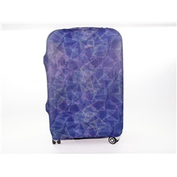 Чехол L на чемодан на липучке эластичный трикотаж Colour21