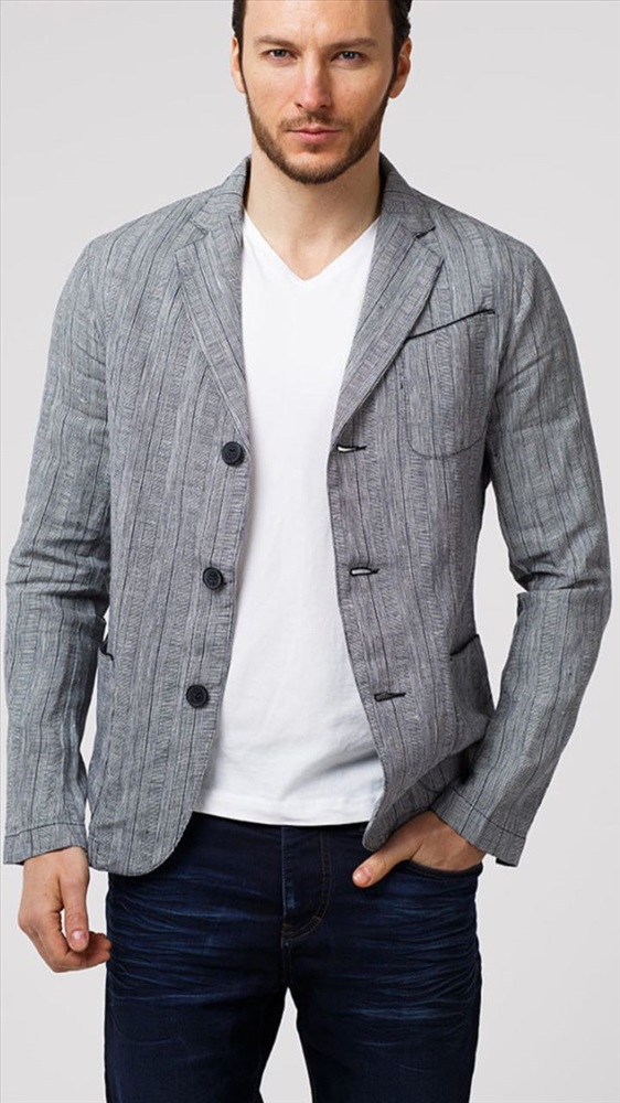 Образ с льняным пиджаком мужские