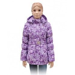 Куртка для девочки (мембрана) А 115-15 RUSLAND фиолетовая р. 128 маломерит