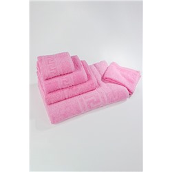 Полотенце махровое пл 380 - Ярко-розовый