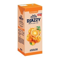 «Djazzy», сок апельсиновый, с мякотью, 200 мл