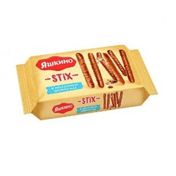 «Яшкино», печенье Stix в молочном шоколаде, 130 гр.