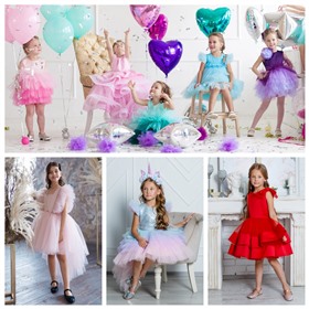 Lelu-kids - российский бренд праздничных платьев для принцесс. Сказочно красивые!!!