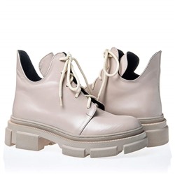Женские кожаные ботинки LaRose L2334-1 Беж:
