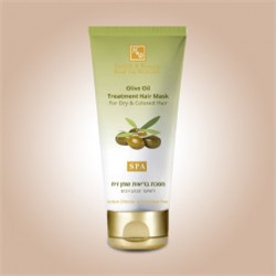 Маска для волос Оливковое масло и мед лечебная с минералами Мертвого моря в тубе (200 мл.), Health & Beauty